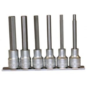 6PC 1/2" Drive Long Hex Socket Set