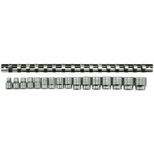 16PC 3/8" Drive Rail Socket Set