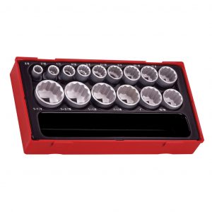 15PC 1/2" Drive AF Socket Set