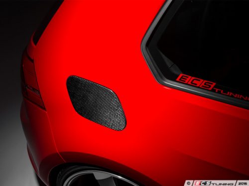 ECS Tuning Carbon Fiber Fuel Door Cover - Image 3