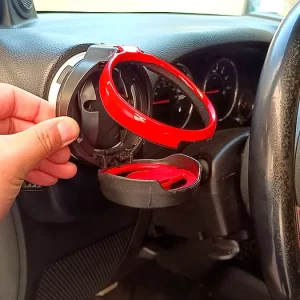 JK Aircon Vent Cup Holder (Red Color)