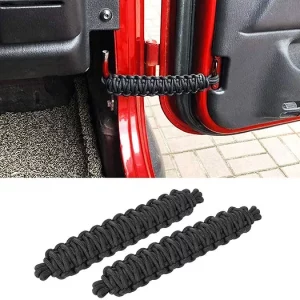 Braided Door Limited Strap (Black) -2pcs